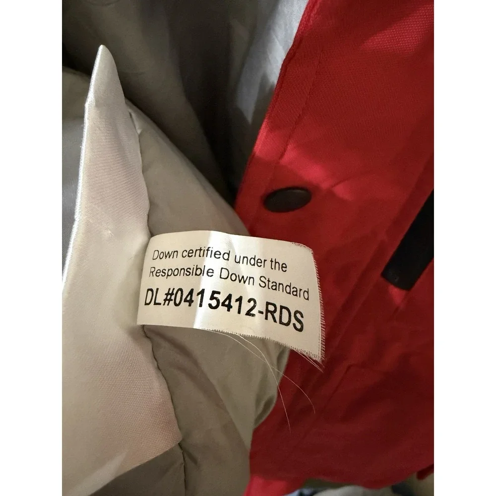 Mens The North Face Gotham III 550-Down Warm Insulated Winter Jacket Red Size XL